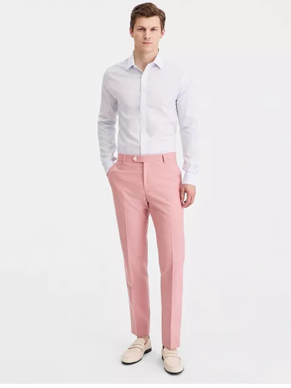Tommy Hilfiger Men's Light Pink Suit Separate Pants